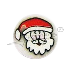 Vianočná ozdoba Fimo Santa 15ks