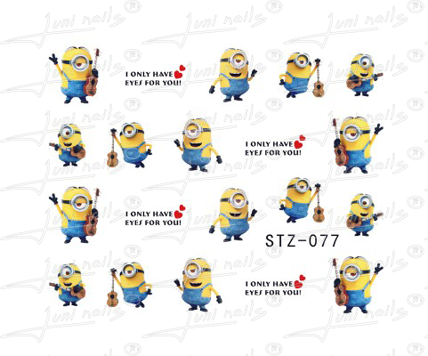 Vodolepky Minions  STZ 077