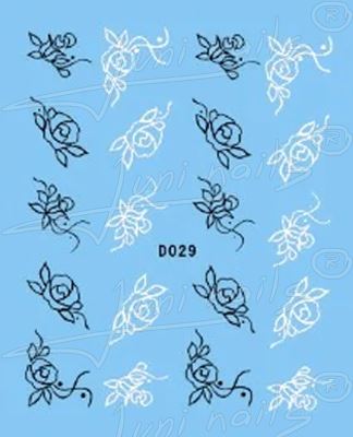 Vodolepky Kvety D029
