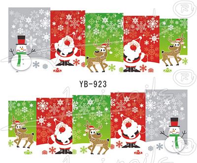 Vodolepky Celoplošné Vianoce YB-923