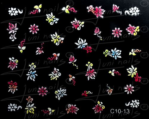 Nálepky Kvety C10-13