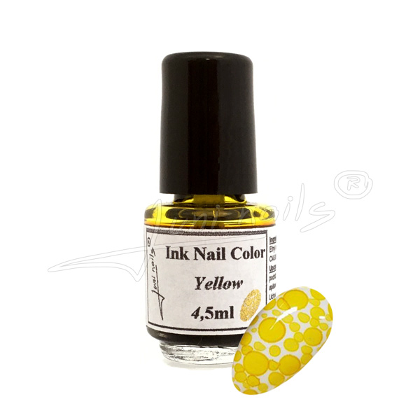 Ink Nail Color Yellow 4,5ml