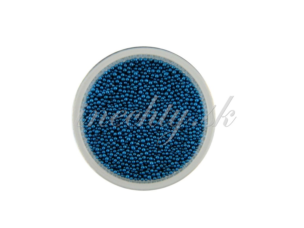 Ozdoba perly - modré (m)