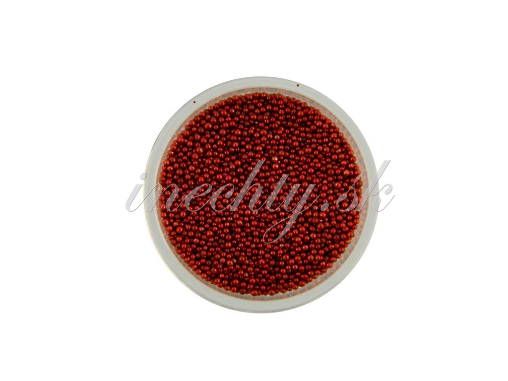 Ozdoba perly - červené (m)