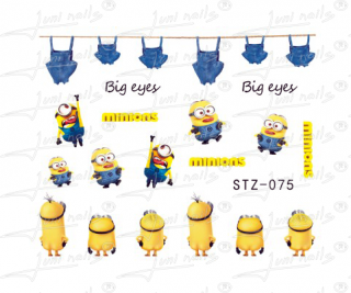 Vodolepky Minions  STZ 075