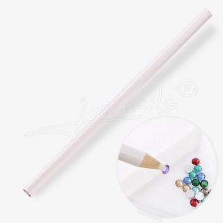 Biela vosková ceruzka na kamienky